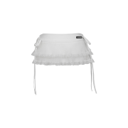 Roughneck Lace layered skirt white