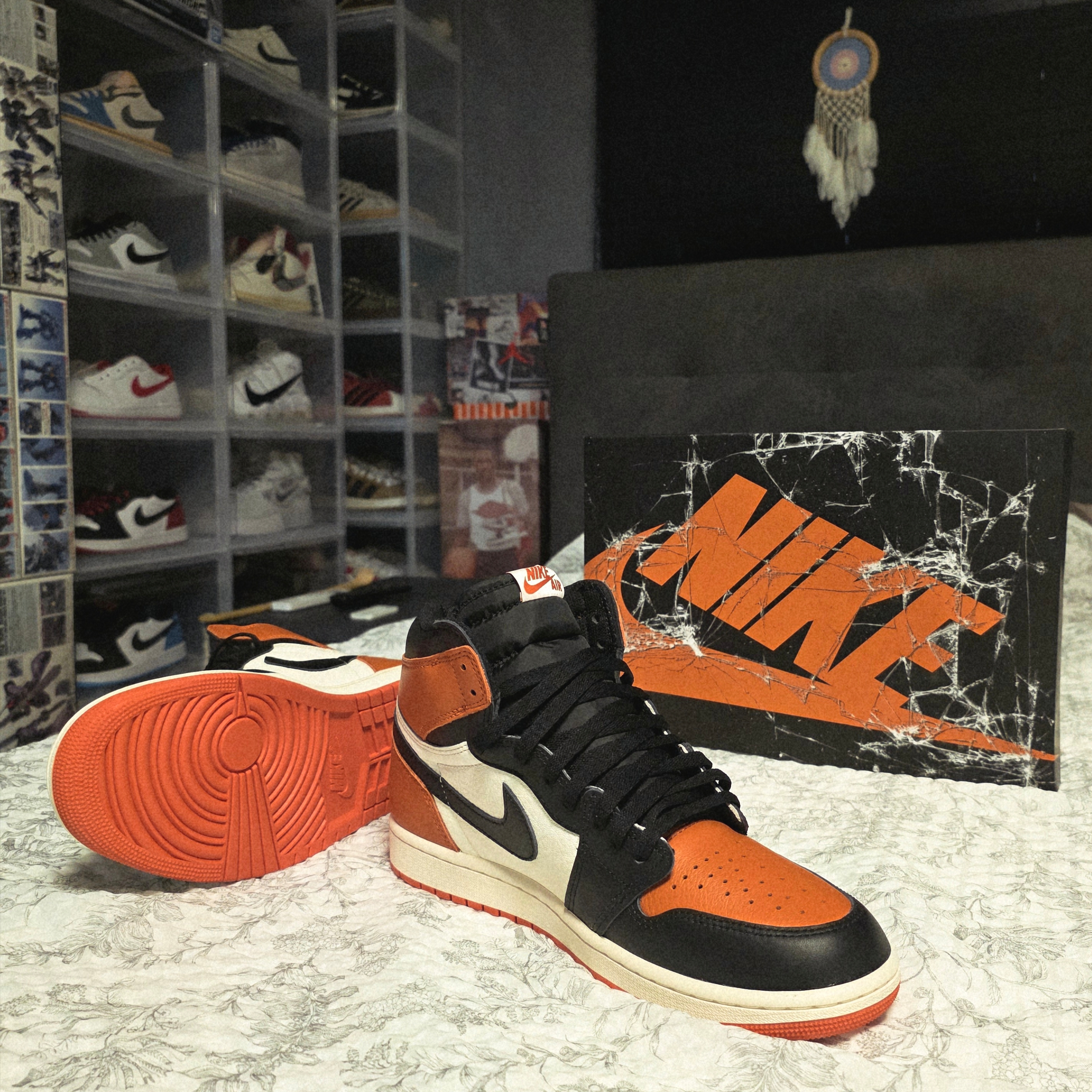 Jordan 1 Retro High OG Shattered Backboard 착용 스타일 - 5