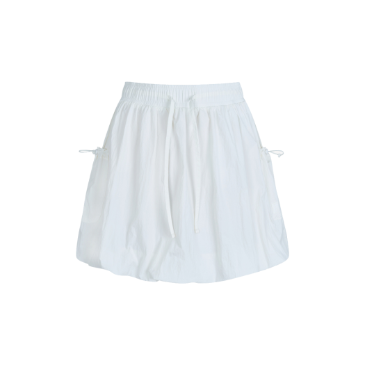 휠라 벌룬 미니 스커트 오프화이트