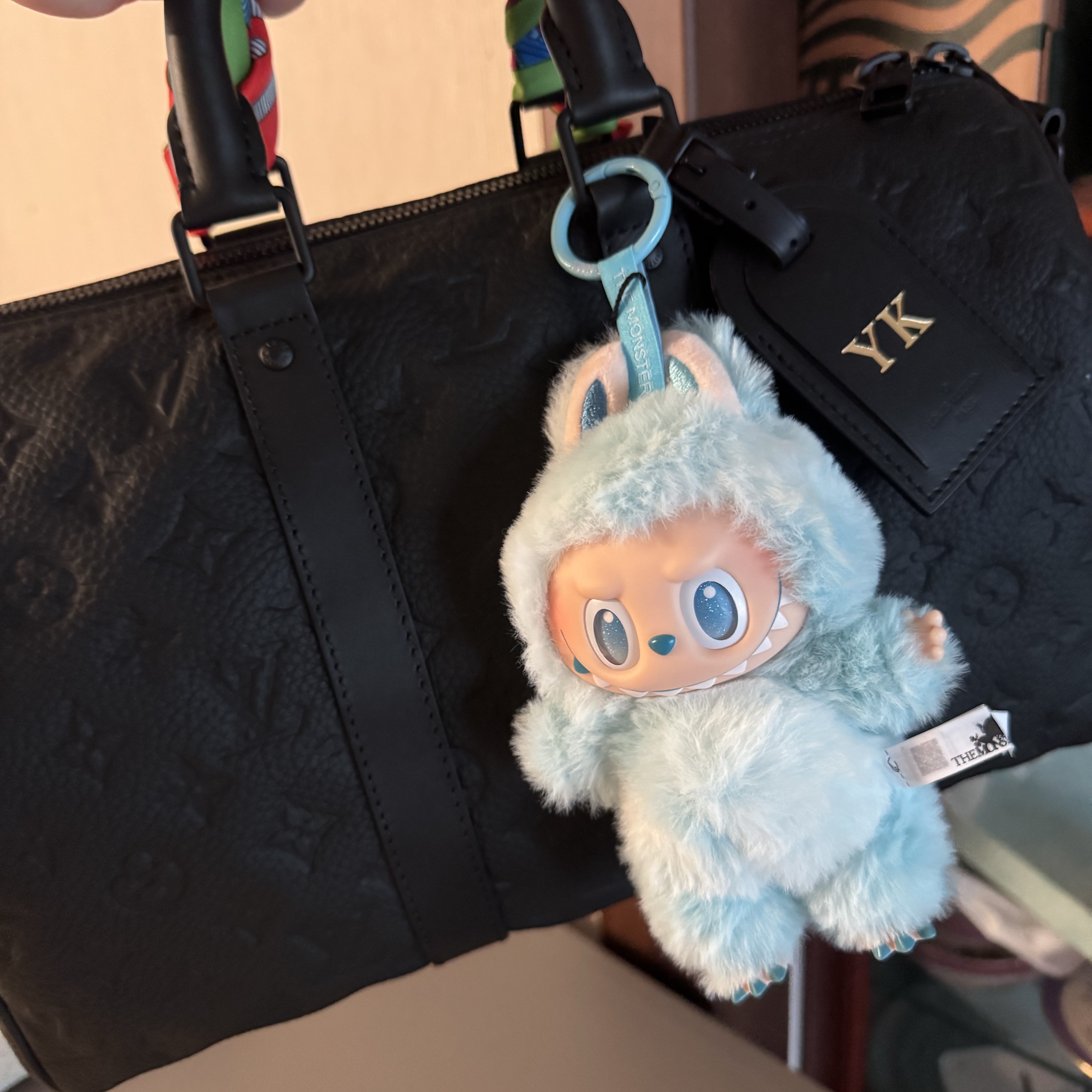 Pop Mart Labubu The Monsters Highlight Series Hope Keyring (Opened Case) 착용 스타일