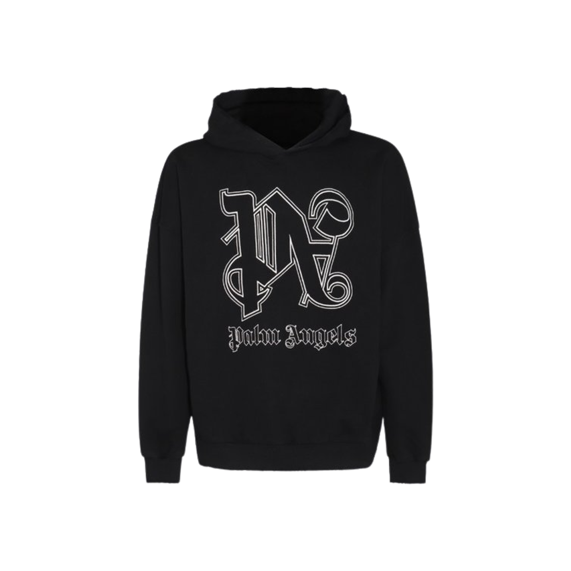 팜 엔젤스 로고 후드 블랙(Palm Angels Logo Hoodie Black)