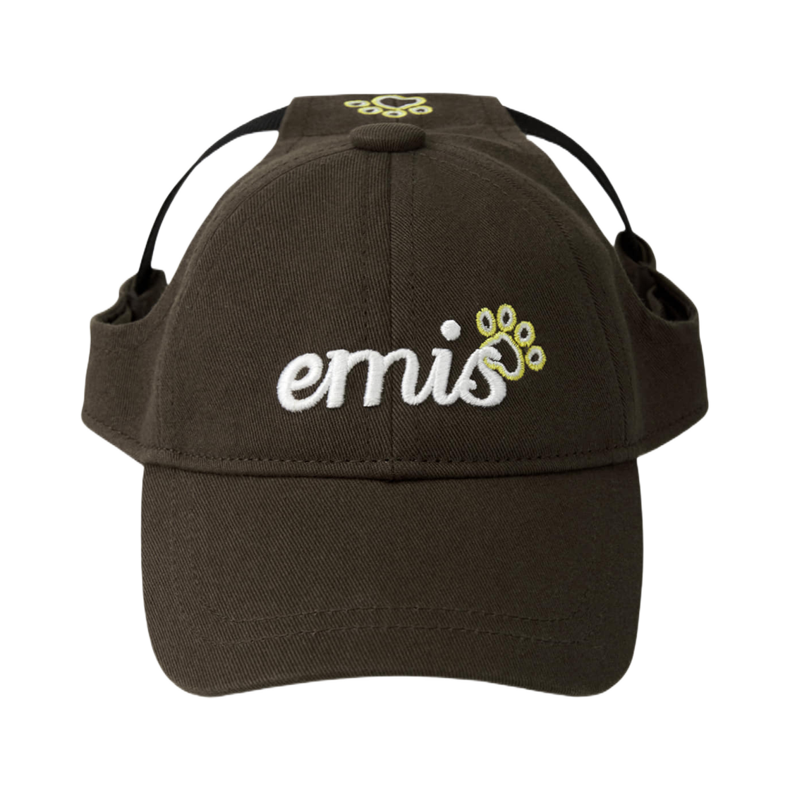 이미스 펫 레터링 로고 볼캡 브라운(Emis Pet Lettering Logo Ball Cap Brown)