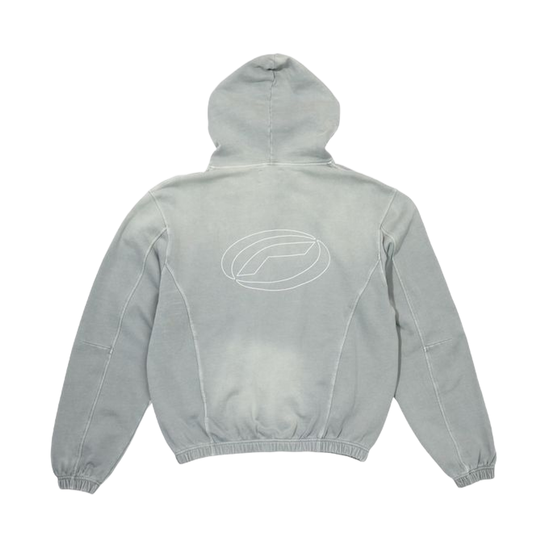 옵티미스틱 러너스 바움볼레 후드 워시드 라이트 그레이(Optimistic Runners Baumwolle Hoodie Washed Light Grey) - 2