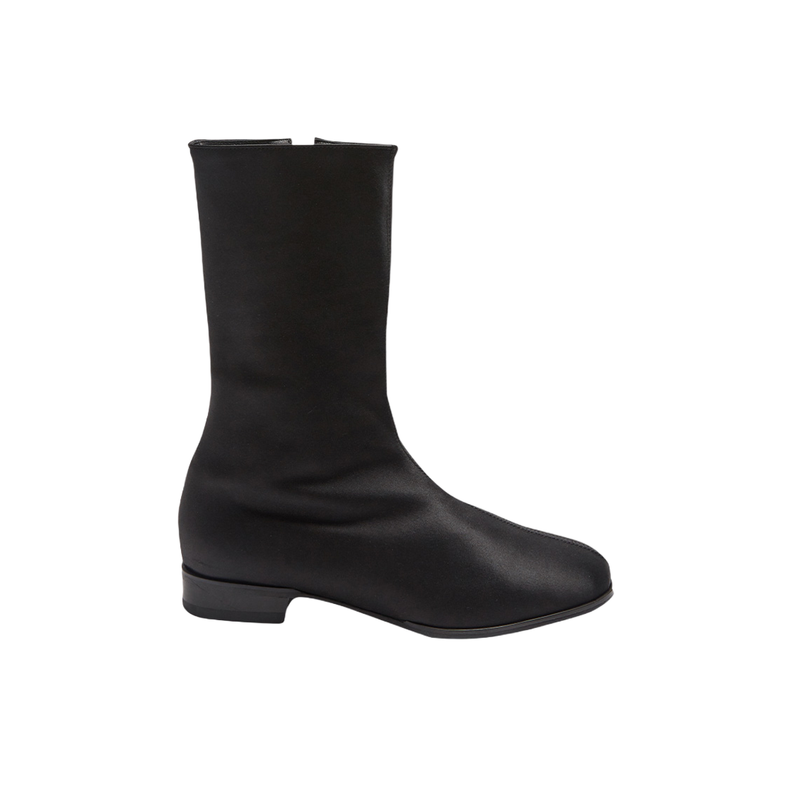 유지 90's 숏 부츠 세틴 블랙(YUJI 90'S Short Boots Satin Black)