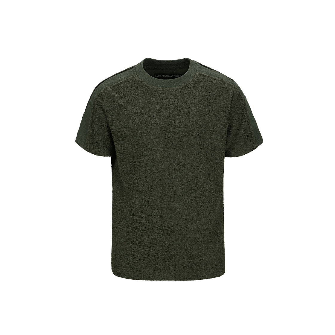 ADSB 앤더슨벨 테리 썸머 크루넥 스웨터 카키