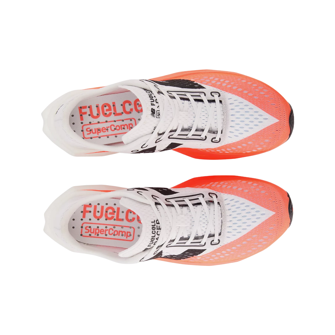 뉴발란스 퓨어셀 SC 페이서 v2 얼젠트 레드 화이트 - D 스탠다드(New Balance Fuelcell SC Pacer v2 Urgent Red White - D Standard) - 2