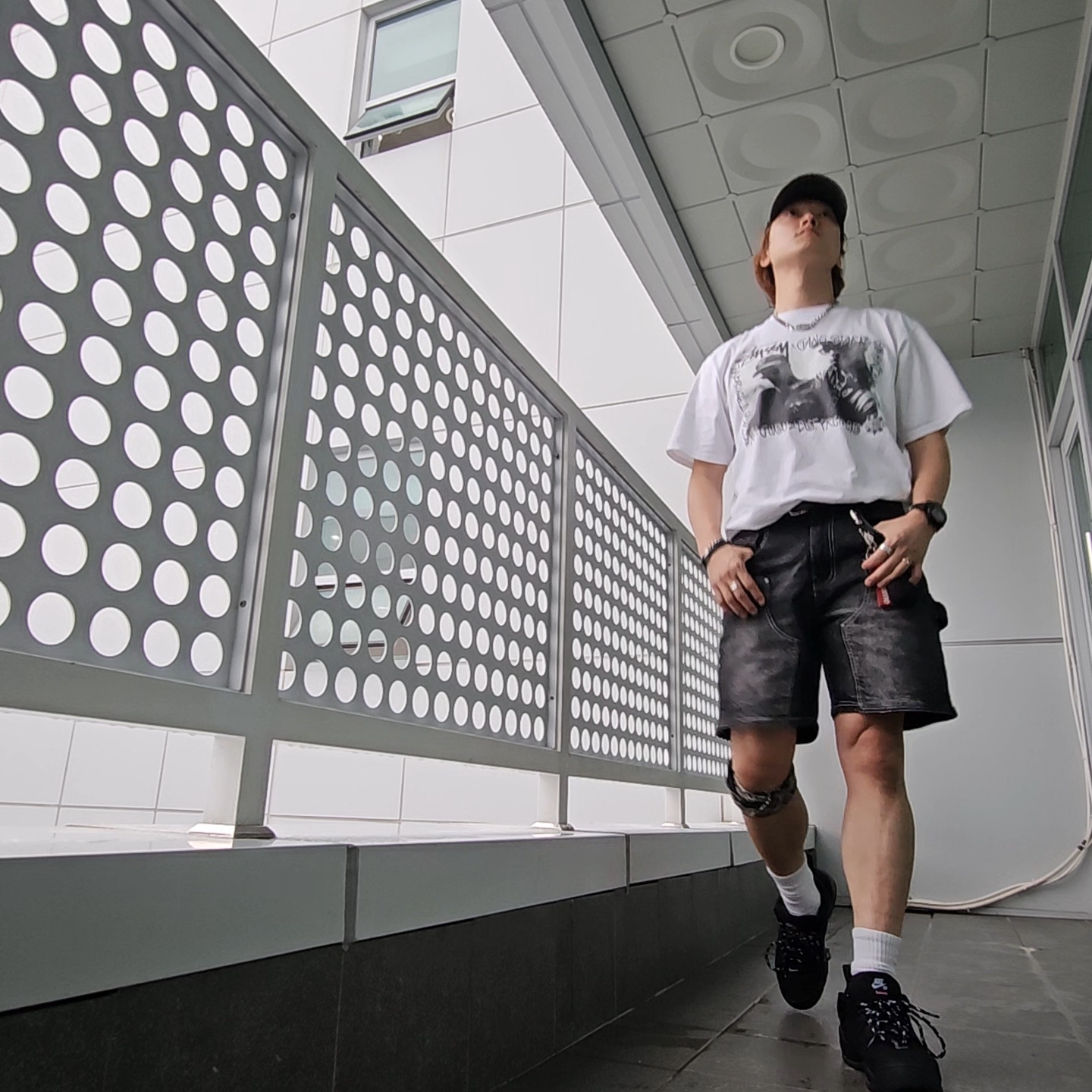 Ogarp Concho Wrist Belt Black, Diesel Dx1509 Stainless Steel Chain Necklace Silver 착용 스타일 - 2