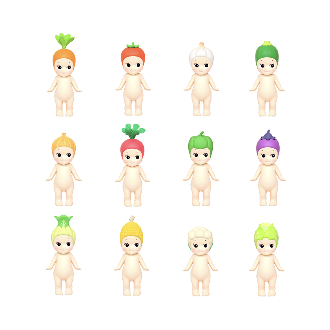 소니엔젤 베지터블 시리즈 랜덤박스 (12개입)(Sonny Angel Vegetable Series Sealed Case (12 Blind Boxes))
