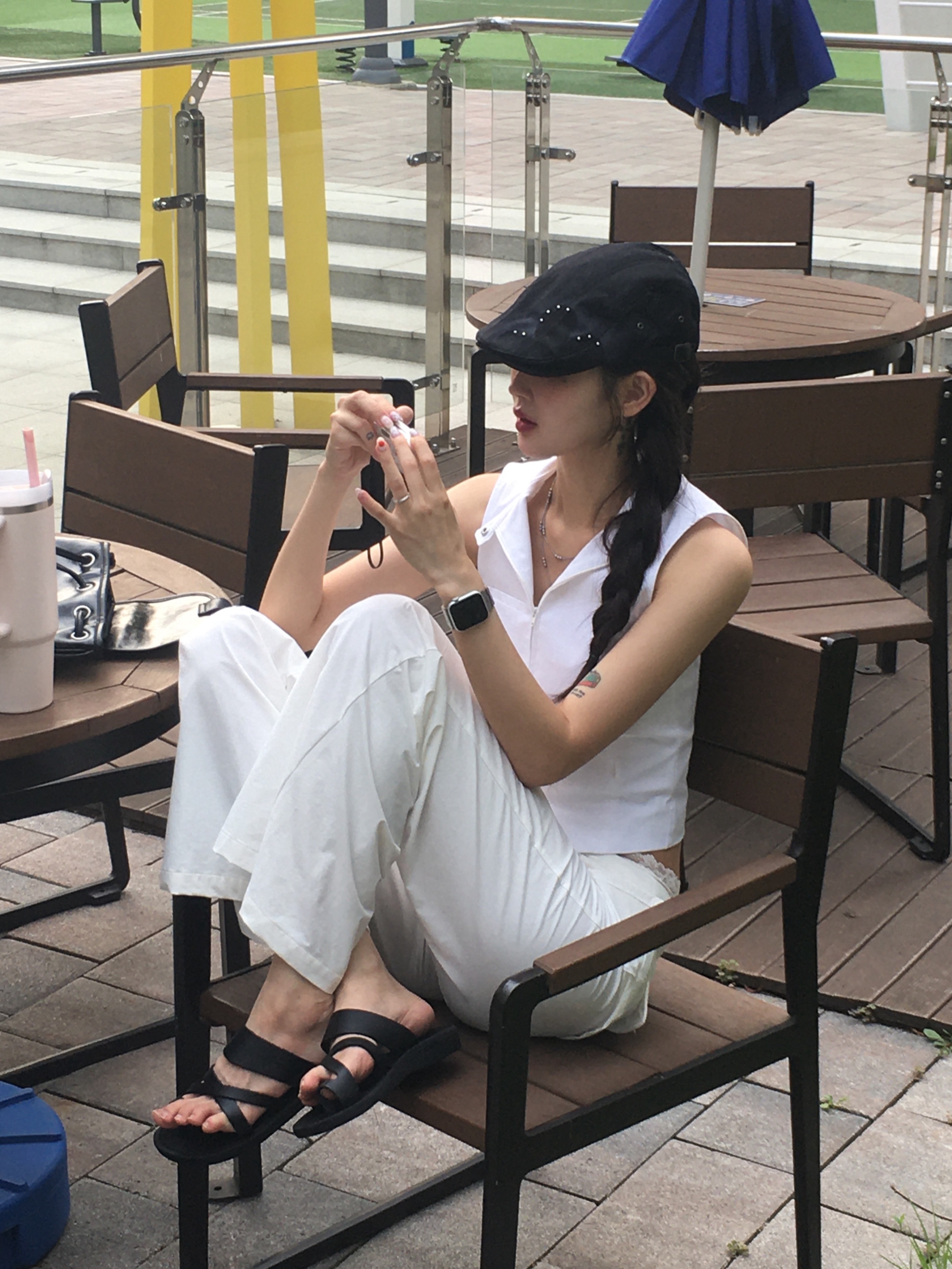 Jerusalem Sandals No.8 The Good Shepherd Black 착용 스타일 - 4