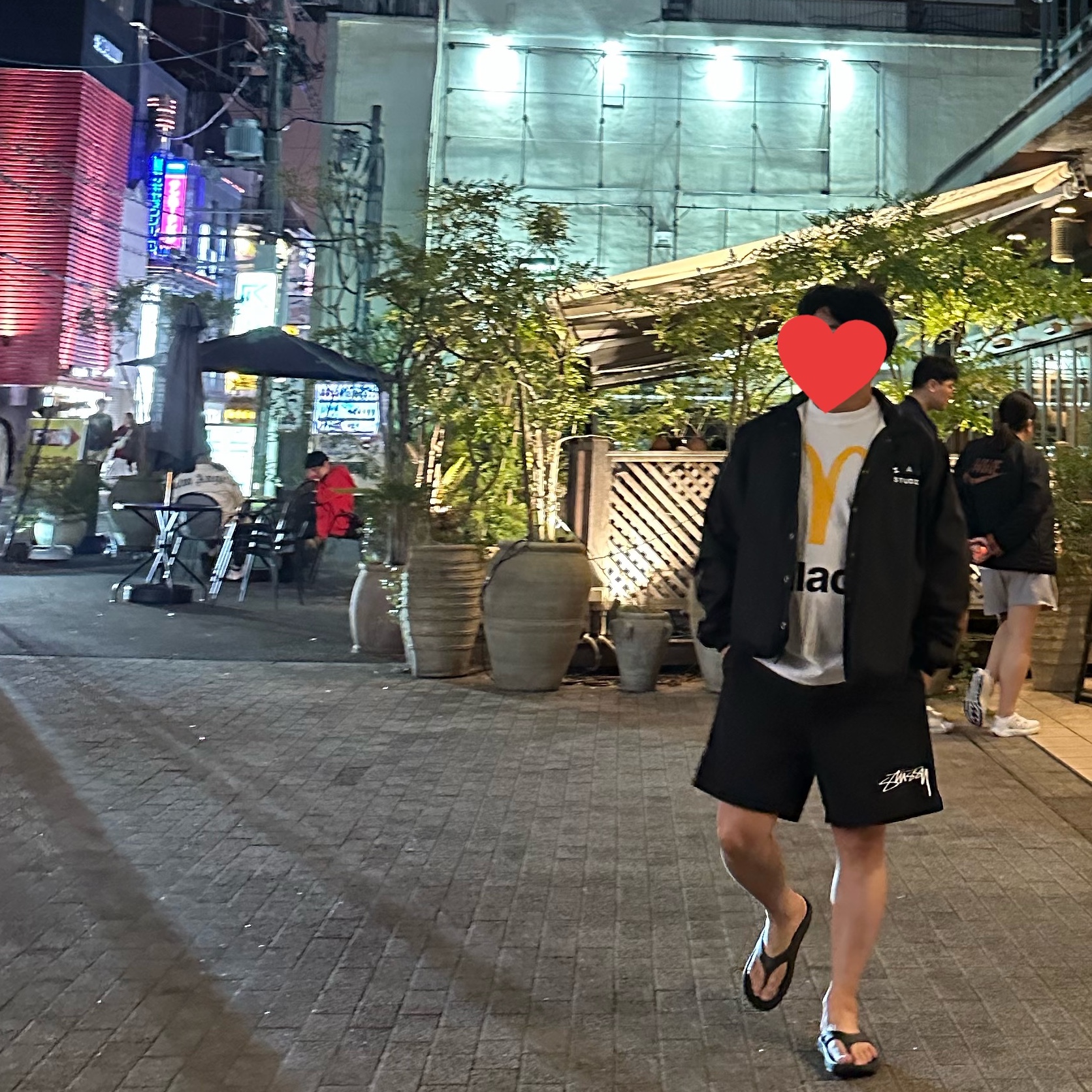 Nike x Stussy Shorts Black (FJ9167-010), Oofos OOriginal Black 착용 스타일