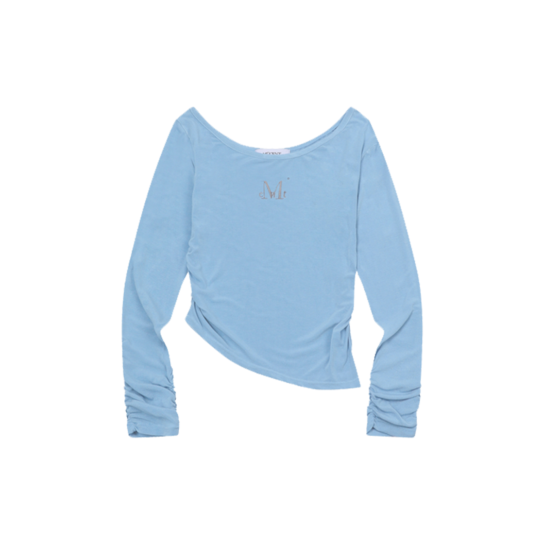 P00000XU MUCENT Viola One Shoulder Unbalance Shirring T Sora