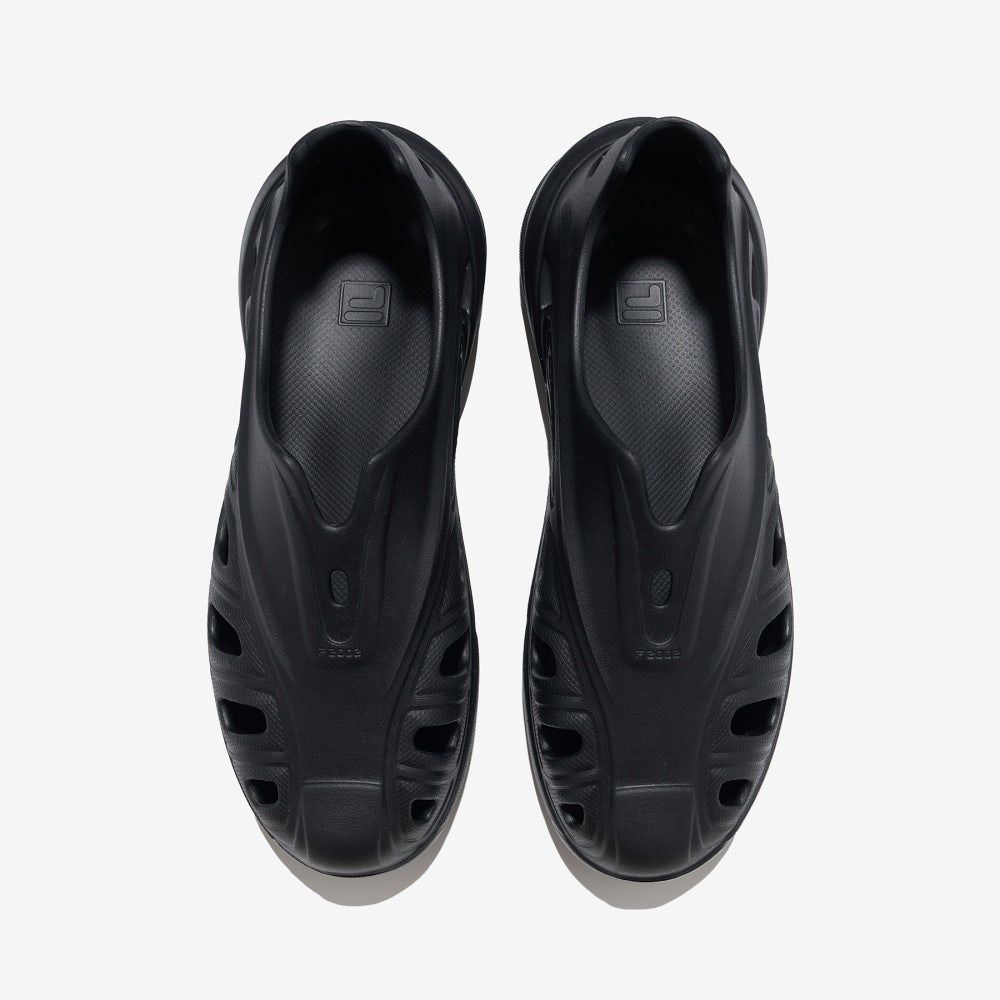 11001SM02778H001 [6% 적립] FILA Replica Clog Black - #4