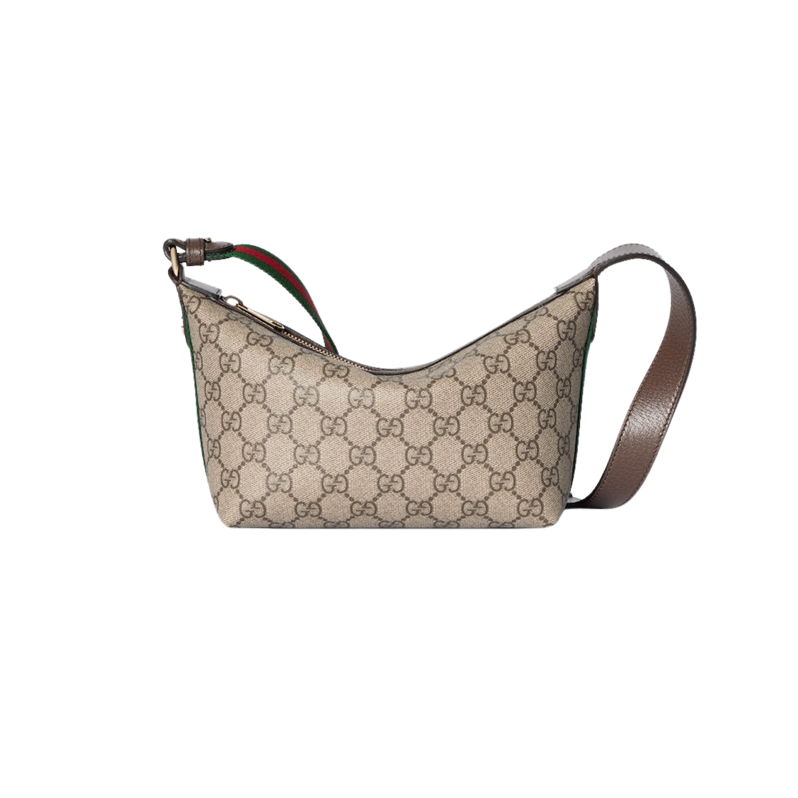 838477-FAE0P-9746 Gucci Ophidia Mini Shoulder Bag Beige Dark Brown