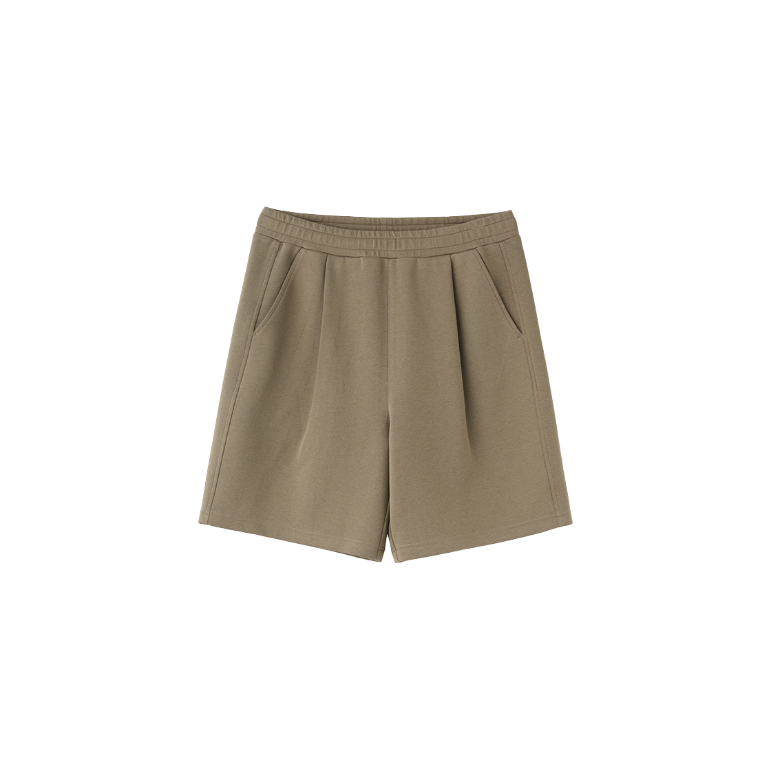 제너럴아이디어 맨 피그먼트 밴딩 쇼츠 카키(General Idea man pigment banding shorts khaki)