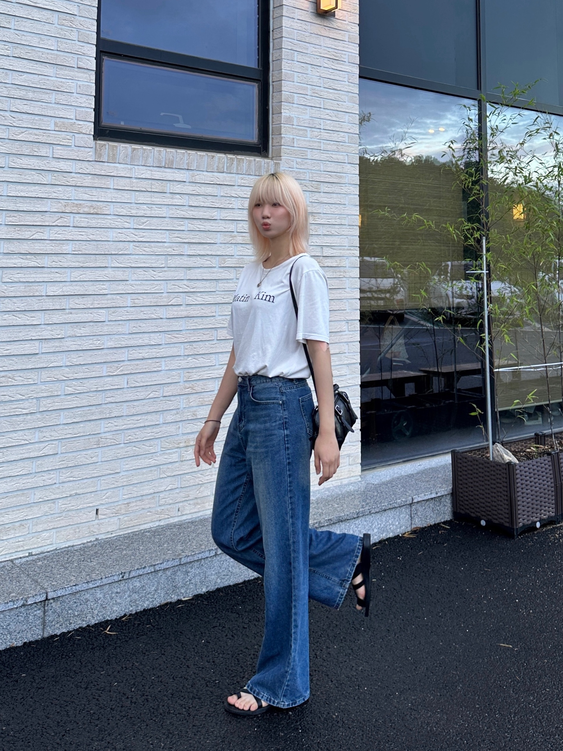 Jerusalem Sandals No.8 The Good Shepherd Black 착용 스타일 - 1