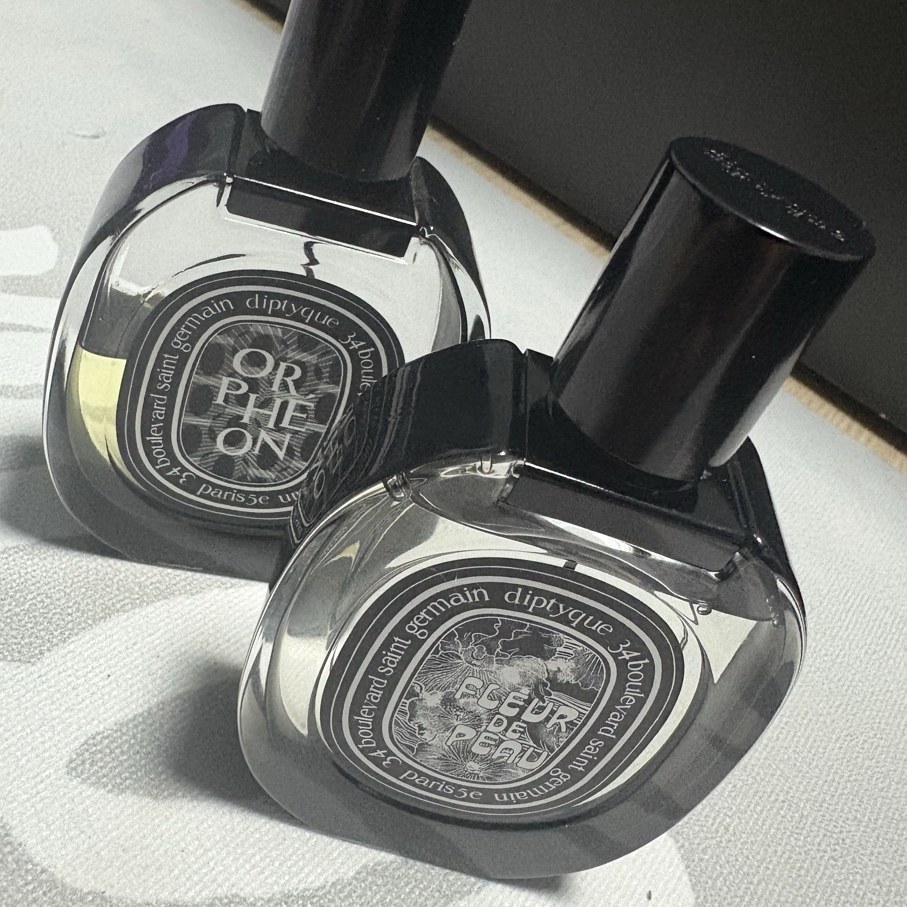 Diptyque Fleur De Peau Eau De Parfum 75ml, Diptyque Orpheon Eau De Parfum 75ml 착용 스타일
