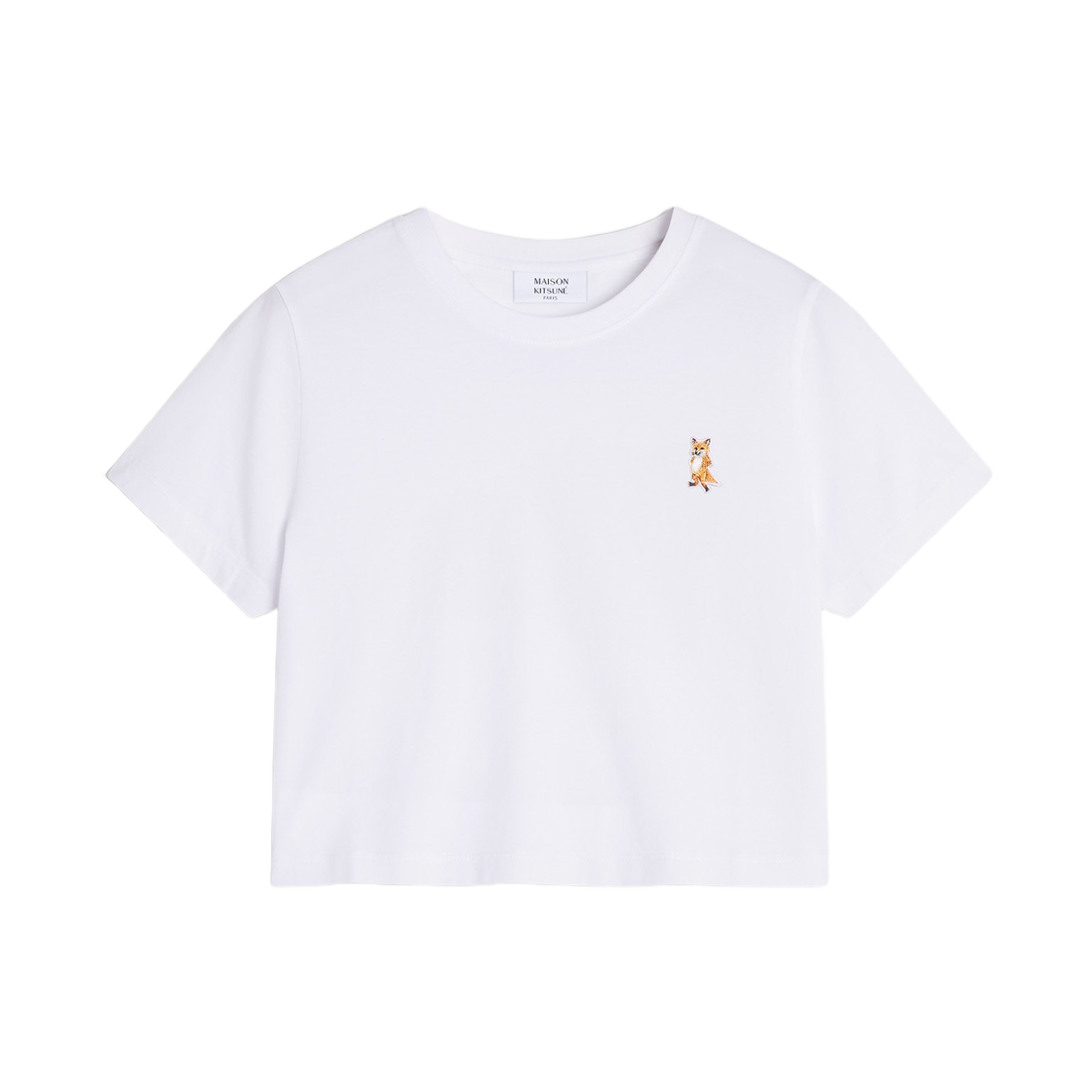 PW00109KJ7026-P100 (W) Maison Kitsune Lady Fox Baby T-Shirt White