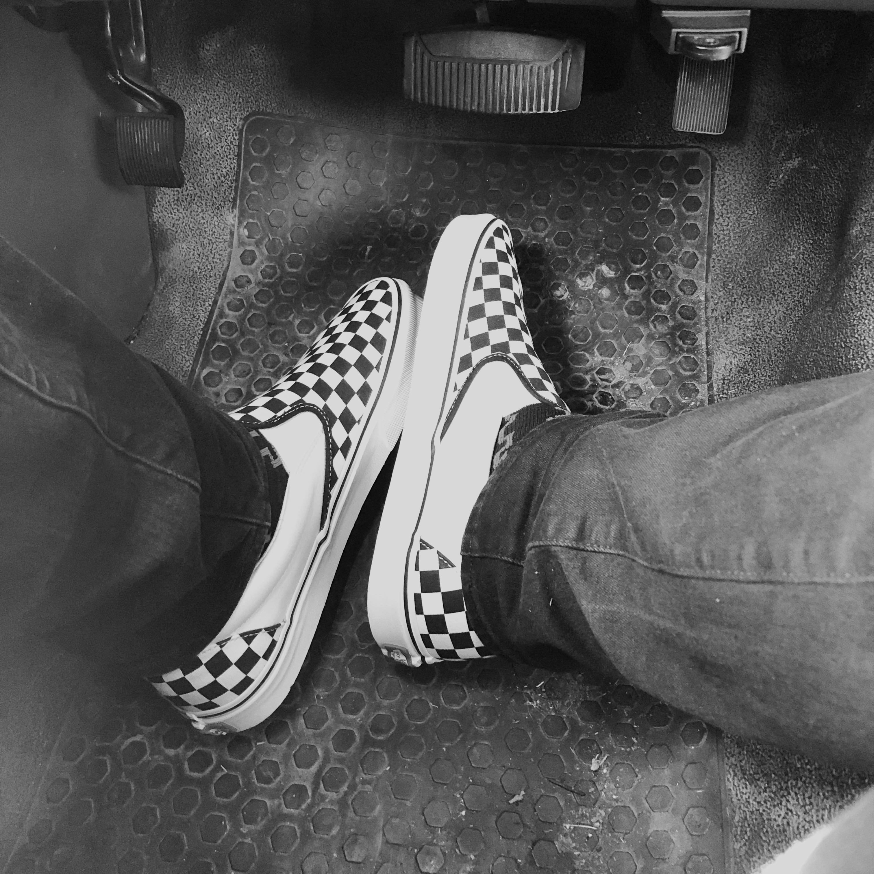 Vans Vault OG Classic Slip-On Checkerboard 착용 스타일