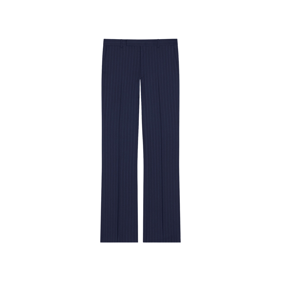 BM51H515Q9-402 Givenchy Slim Fit Striped Tailored Pants in Wool Deep Blue