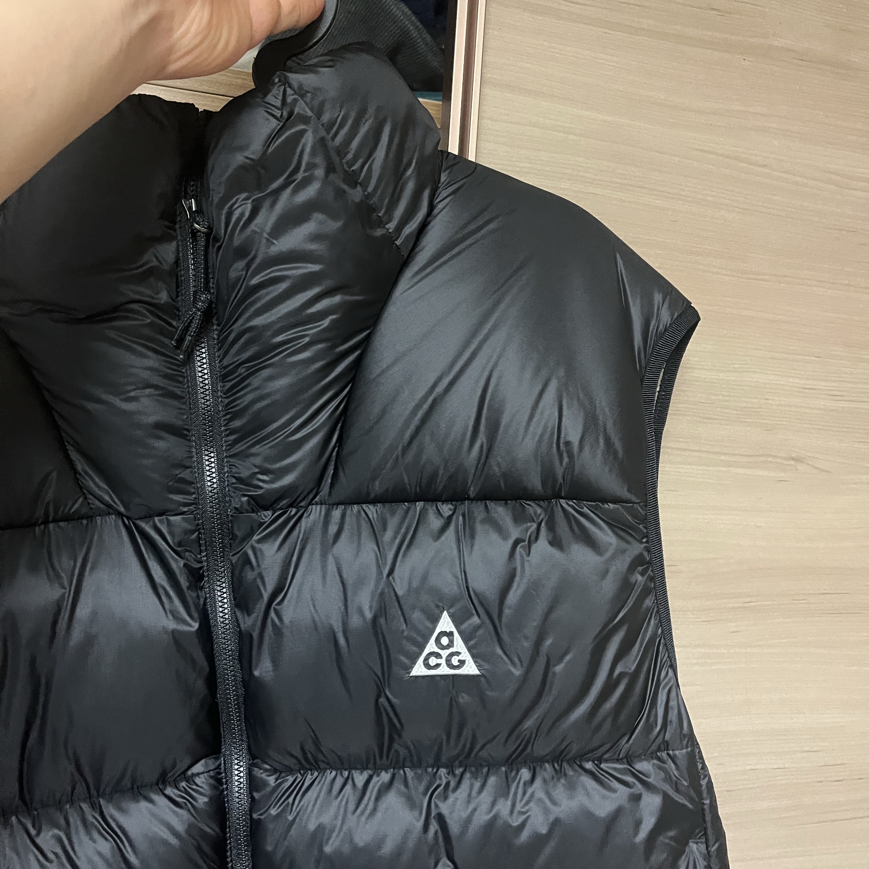 Nike ACG Therma-Fit ADV Lunar Lake Puffer Vest Black - US/EU 착용 스타일