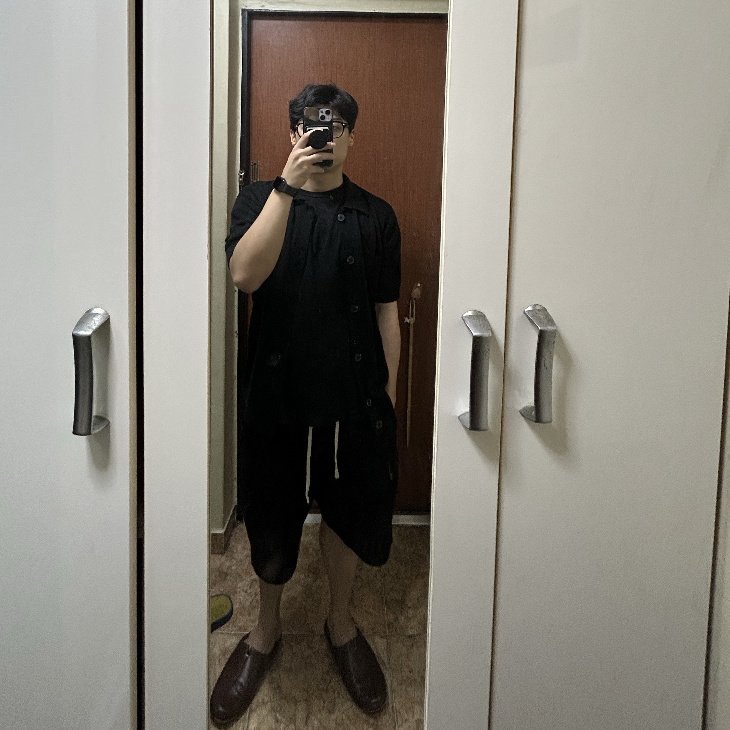Human Made T-Shirts Black (3 Pack), Knitted Bermuda Traning Half Pants Black 착용 스타일 - 1