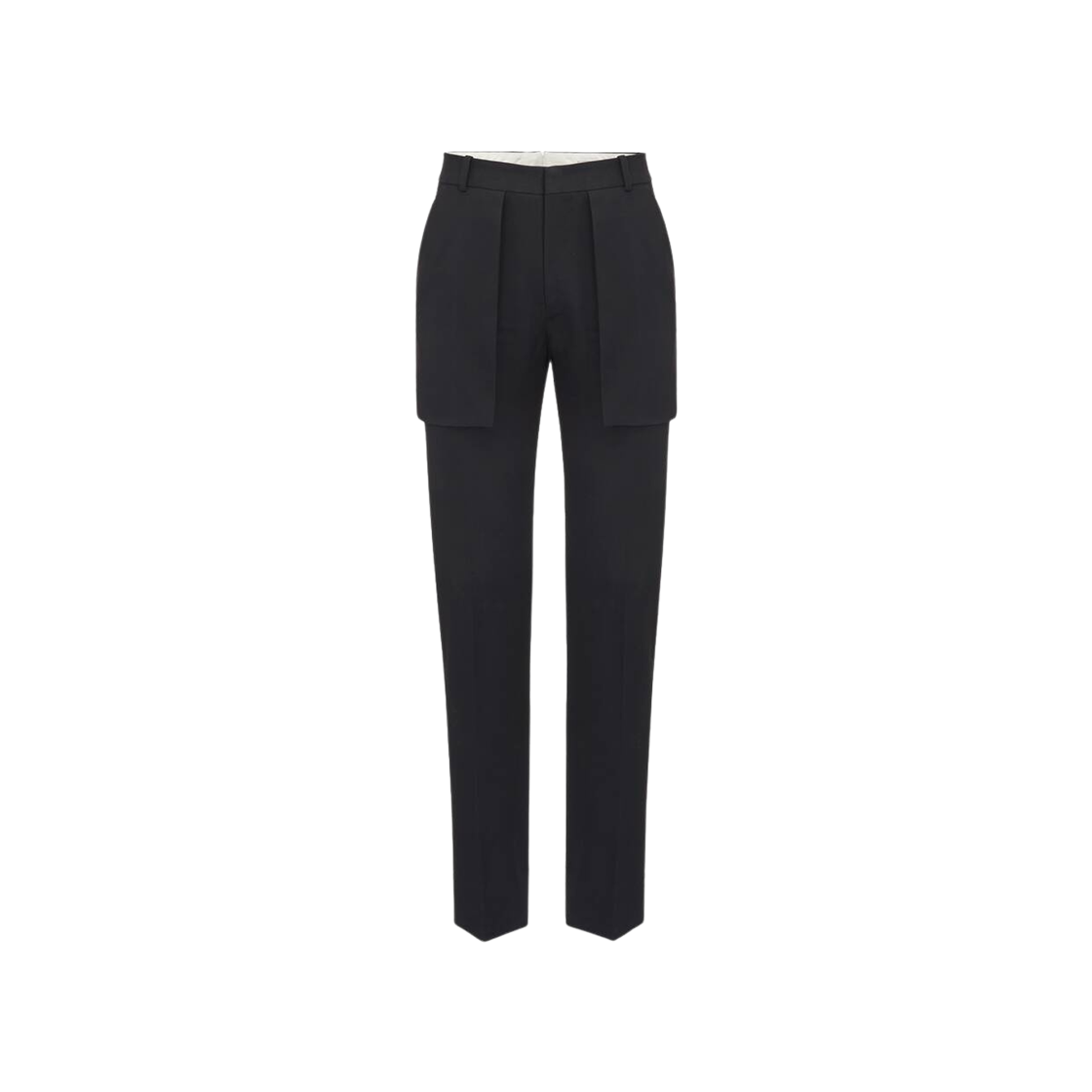 741220QVV211000 Alexander McQueen Exposed Pocket Pants Black