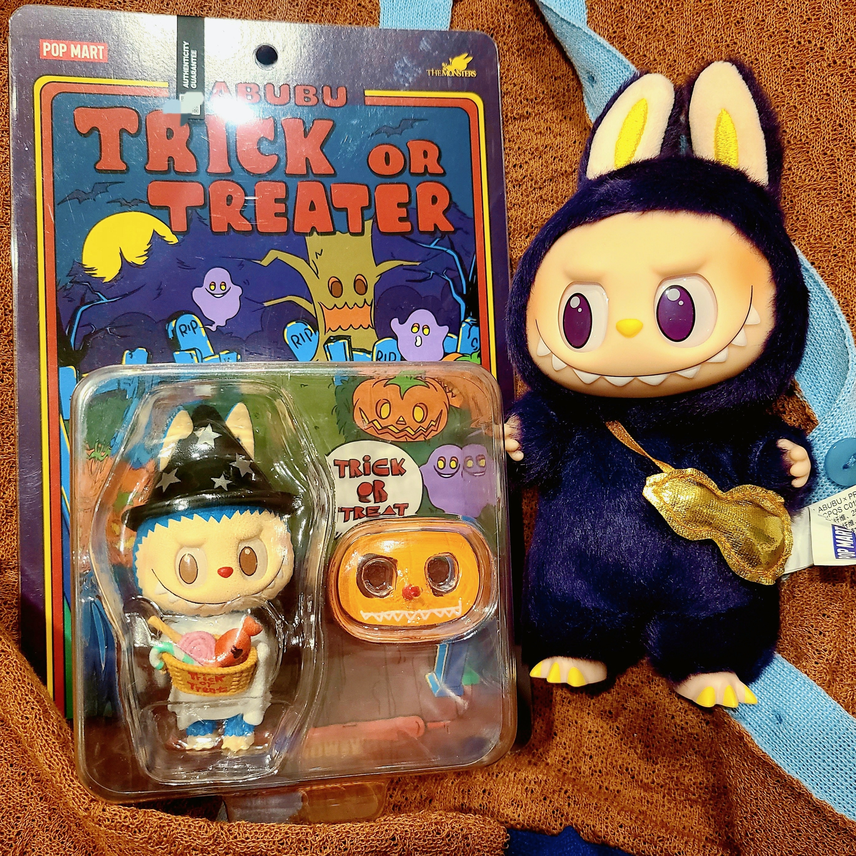 Pop Mart Labubu Trick Or Treat Blister, Pop Mart Labubu x Pronounce Lucky Fairy Toy Keyring 착용 스타일 - 1