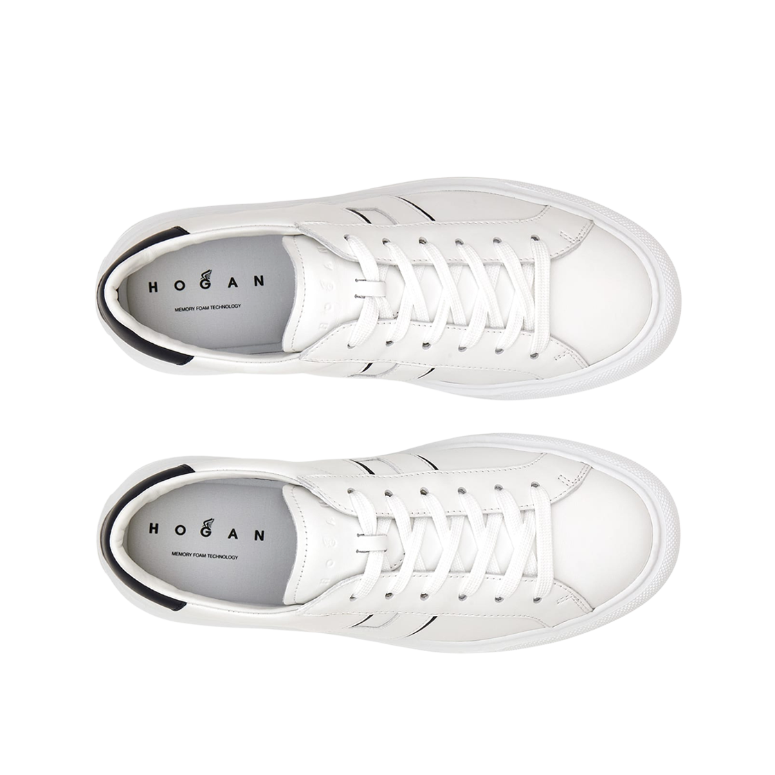 호간 H691 스니커즈 화이트 블랙(Hogan H691 Sneakers White Black) - 2
