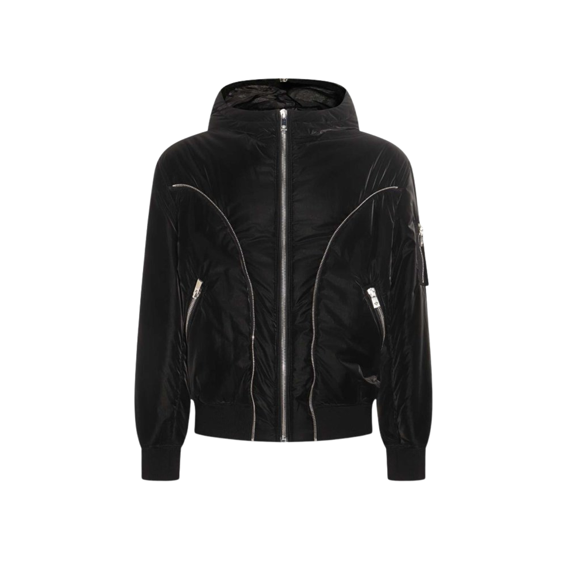 1012160-1A08898-1B000 Versace Hoodie Down Jacket Black