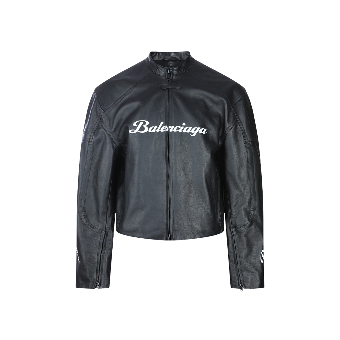 발렌시아가 레더 자켓 블랙(Balenciaga Leather Jacket Black) - 1