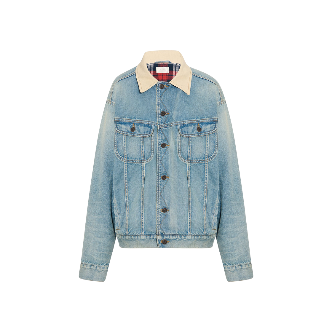 (W) 더 로우 조렐 코튼 자켓 라이트 인디고((W) The Row Jorelle Cotton Jacket Light Indigo)