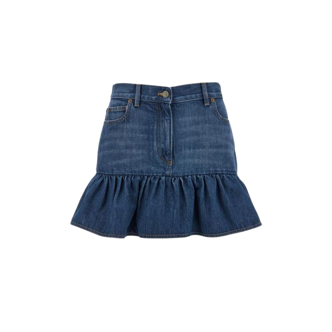 DD20L9KH558 (W) Valentino Denim Skirt Blue