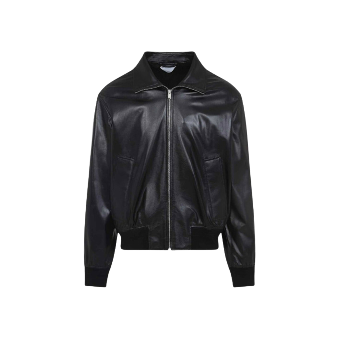 785266V5AC01000 Bottega Veneta Nappa Leather Blouson Black