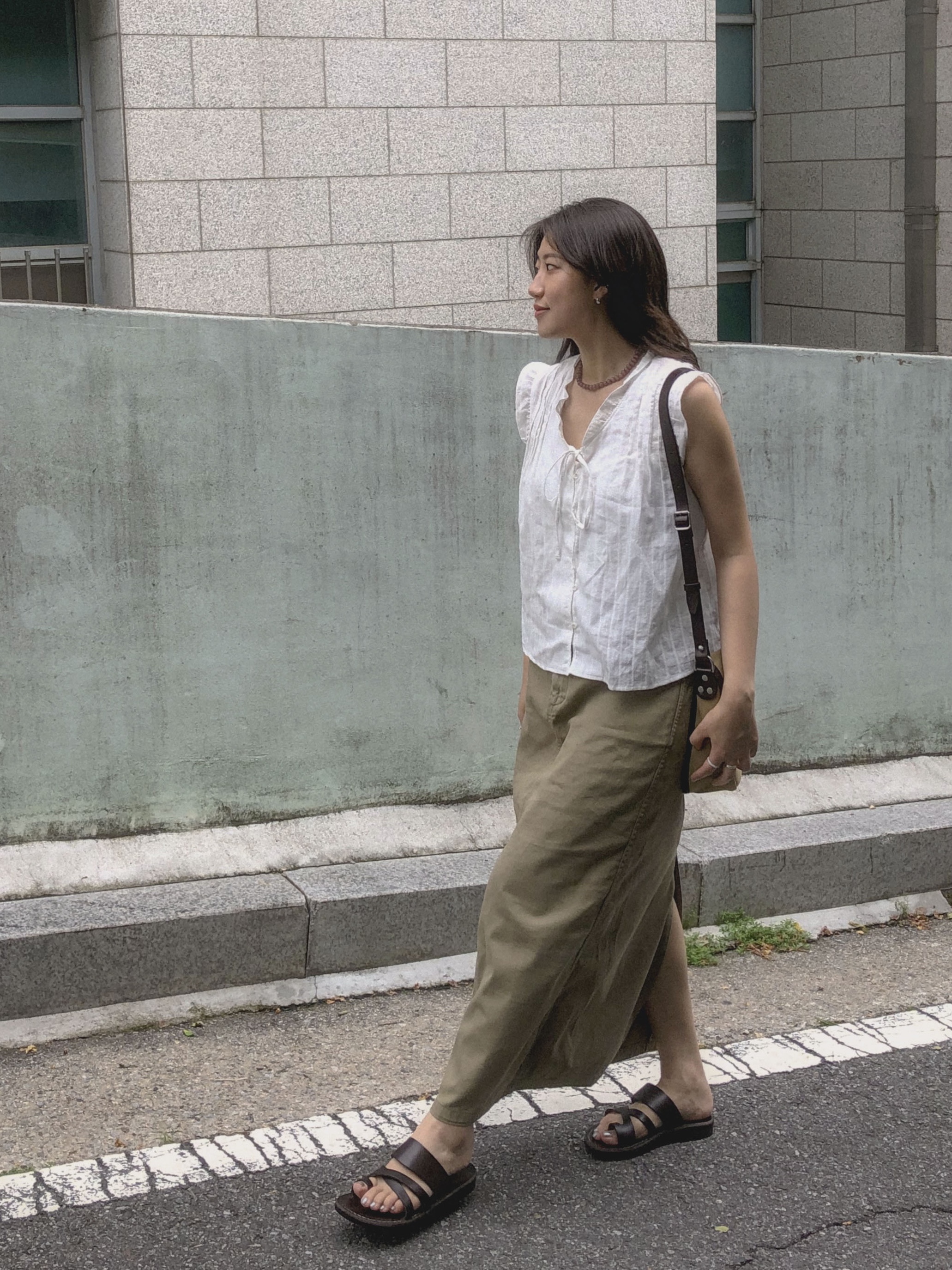 Jerusalem Sandals No.8 The Good Shepherd Brown 착용 스타일 - 6