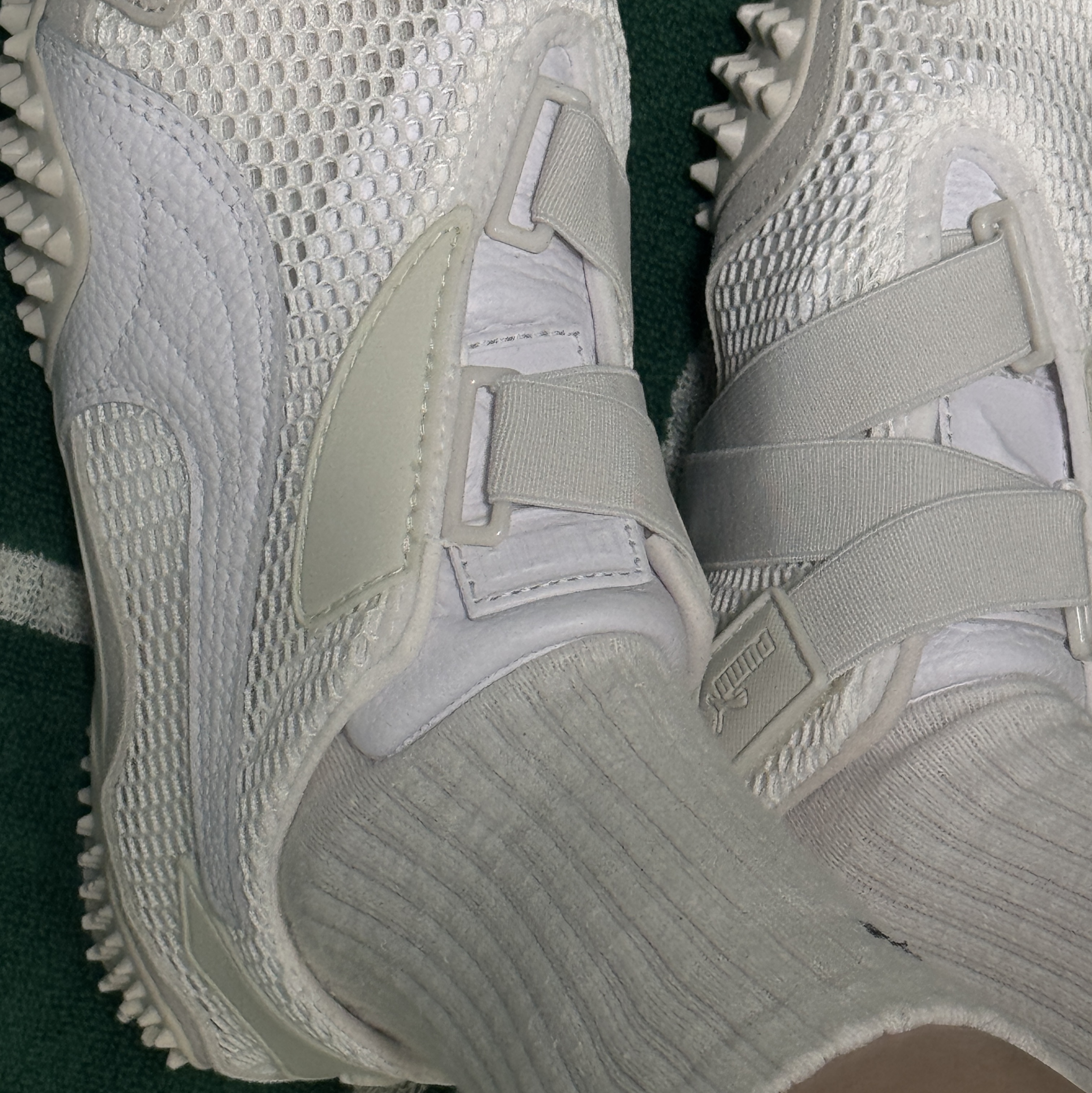 Puma Mostro Mesh Puma White Beige 착용 스타일 - 2