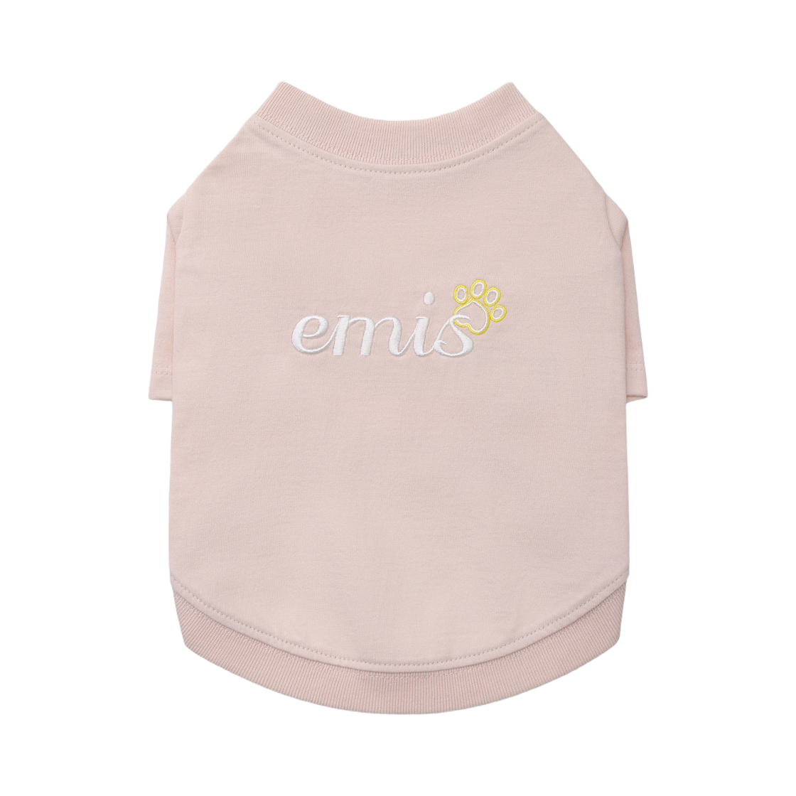 이미스 펫 레터링 로고 티셔츠 핑크(Emis Pet Lettering Logo T-Shirt Pink)