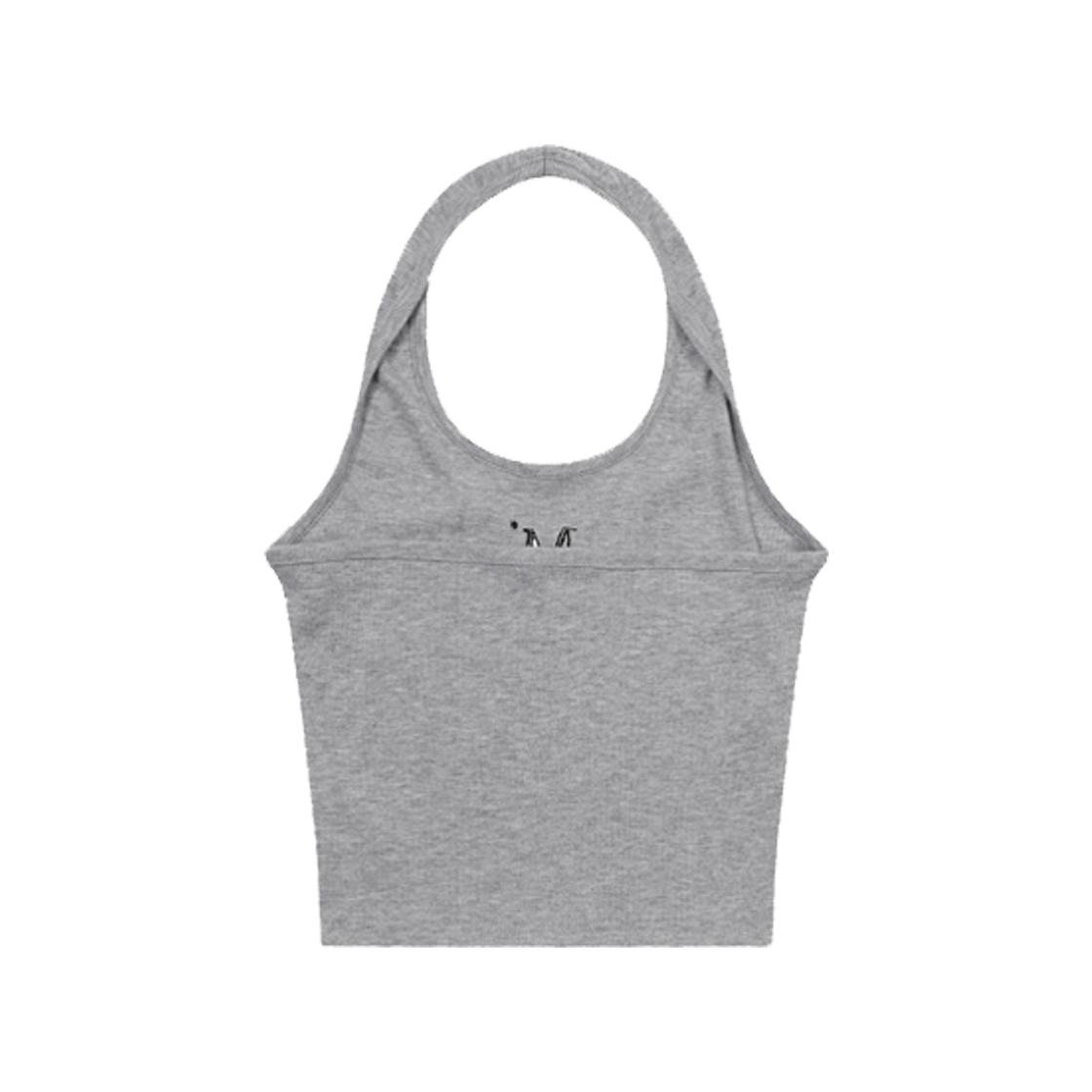 무센트 카프리 홀터넥 슬림 슬리브리스 나시 그레이(MUCENT Cafri Halter Neck Slim Sleeveless Gray) - 2
