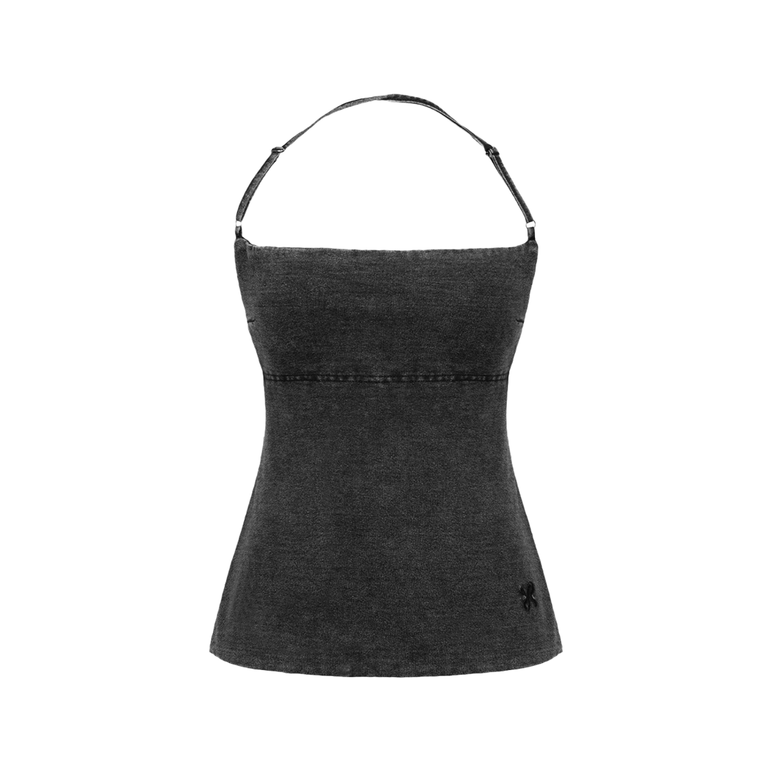 러프넥 데님 슬리브리스 탑(Roughneck Denim sleeveless top) - 1