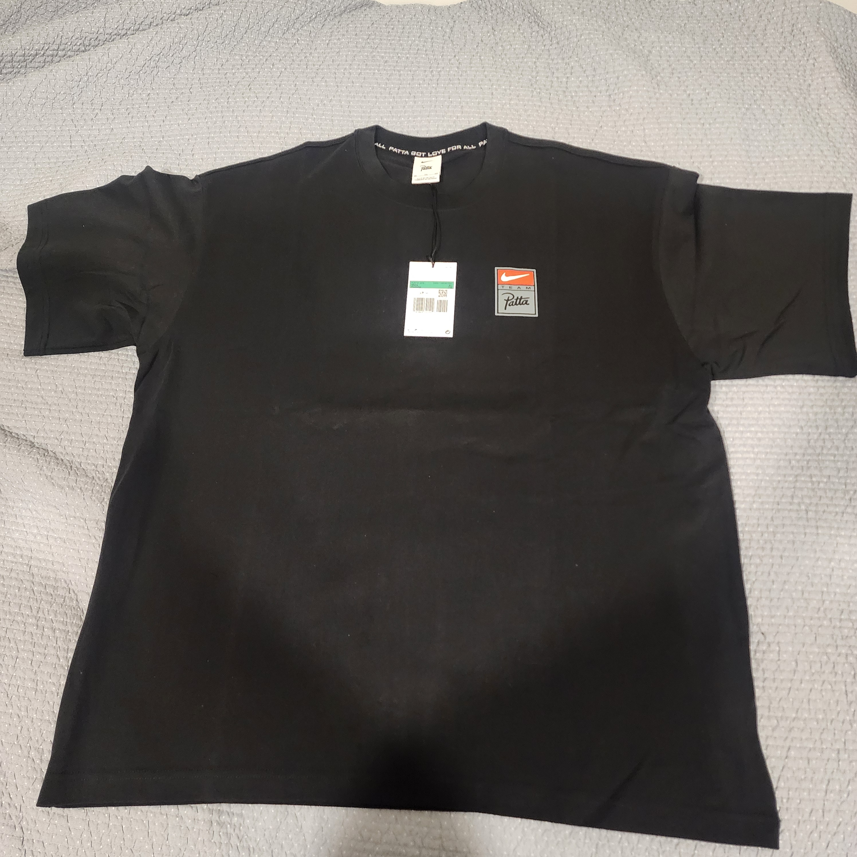 Nike x Patta T-Shirt Black (HJ0741-010) 착용 스타일 - 1