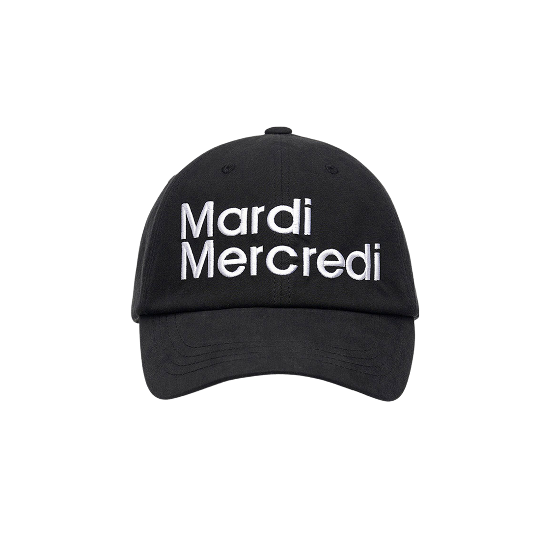 (W) 마르디 메크르디 캡 블랙 화이트((W) Mardi Mercredi Cap Black White)
