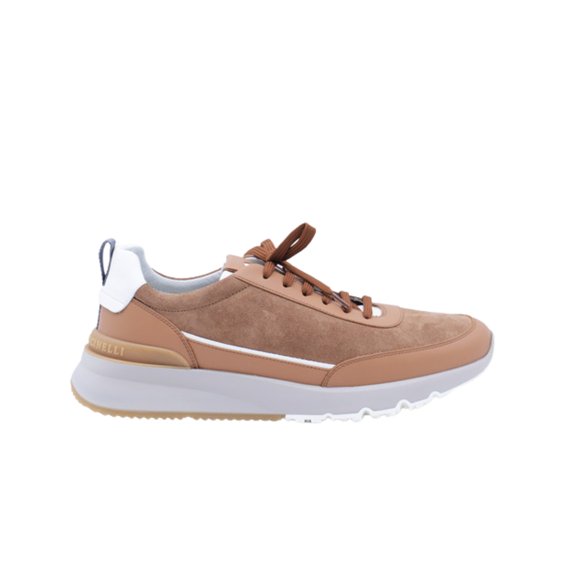 MZUSGGO278-CAO38 Brunello Cucinelli Suede Calfskin Runners Brown