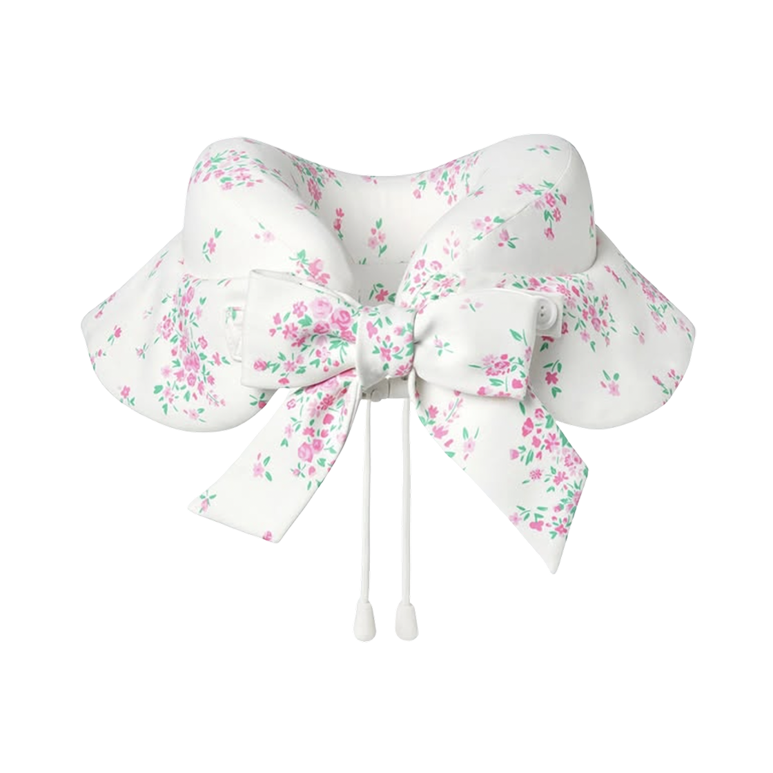 하우스 노웨어 x 슈슈통 리본 넥 필로우 2 화이트(Haus Nowhere x Shushu/Tong Ribbon Neck Pillow 2 White)