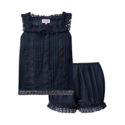 (W) Haus Nowhere x Shushu/Tong Pajama Two Piece Sleeveless Navy Blue