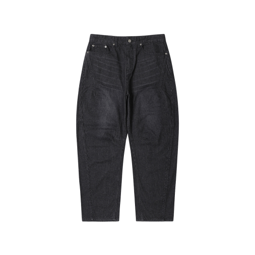 CWPAA25594BKX Customellow Dart Detail Corduroy Jeans Black