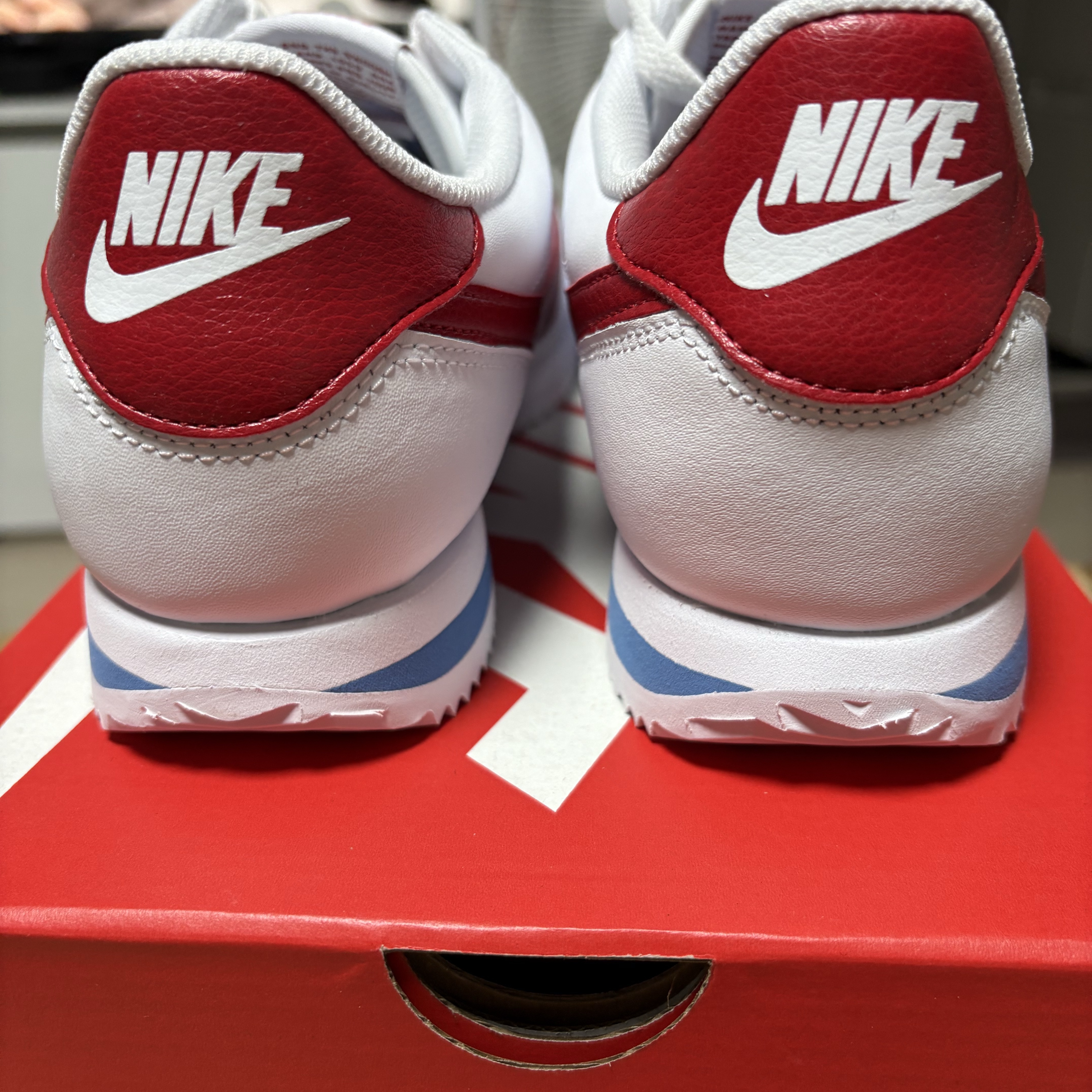 Nike Cortez White Varsity Blue 착용 스타일 - 5