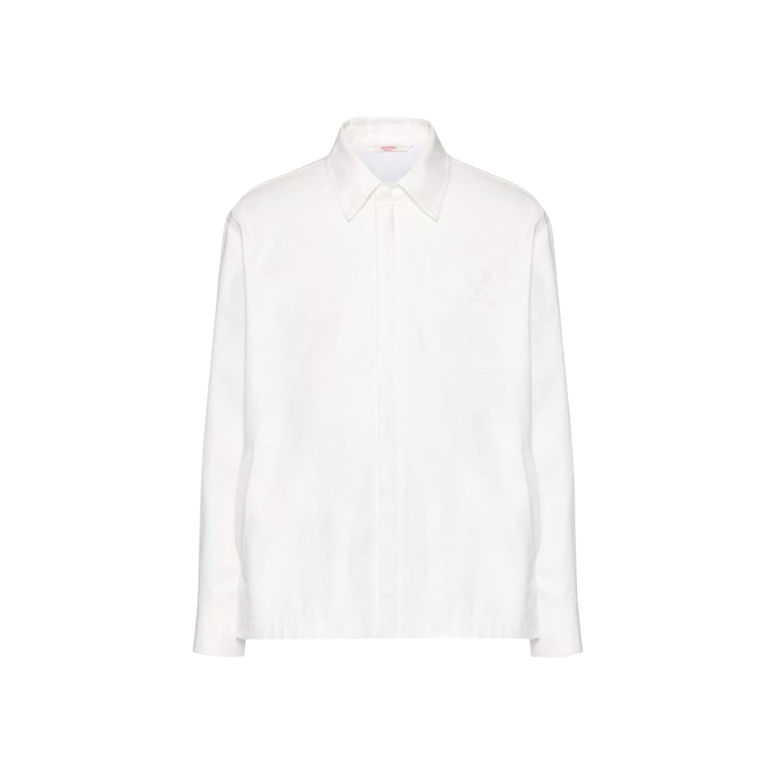 발렌티노 V 디테일 셔츠 화이트(Valentino V Detail Shirt White)