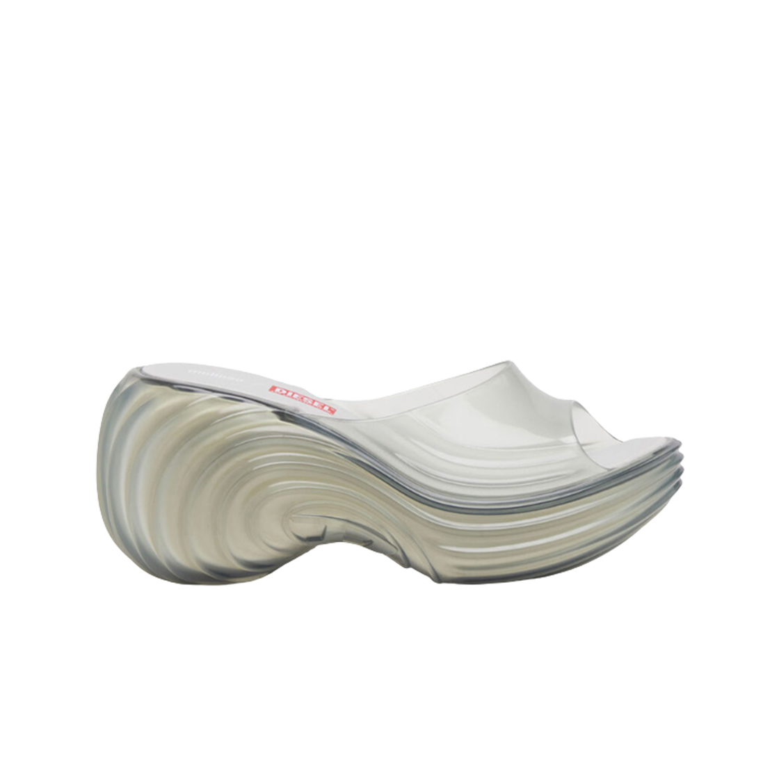 P01608PS916-H7589 (W) Diesel x Melissa Quantum Platform Light Grey