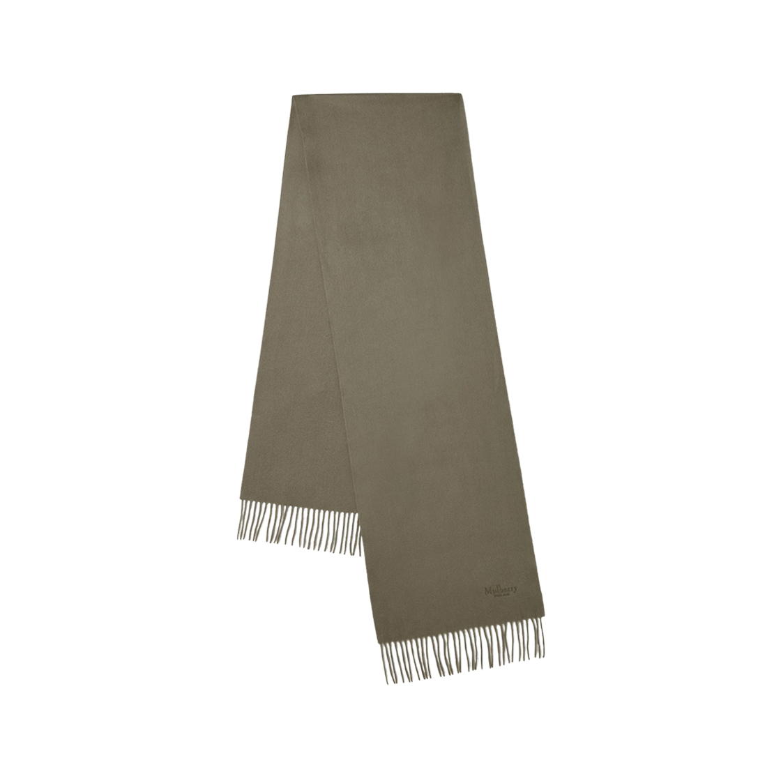 VS4460-071Q140 Mulberry Cashmere Scarf Olive