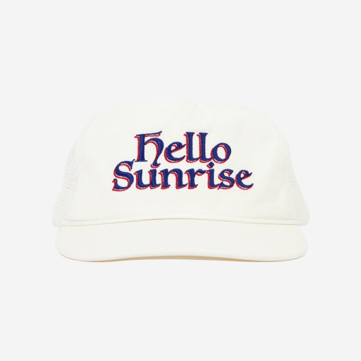 HS52CA915WH0 Hello Sunrise Heritage Logo Relaxed Fit 5P Cap_White