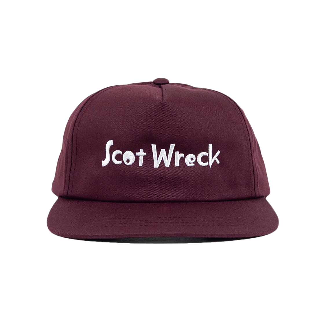 더 스캇렉 스캇렉 5패널 햇 (마룬)(THE SCOT WRECK Scot Wreck 5-Panel Hat (Maroon))